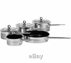 MORPHY RICHARDS 46415 5 Piece Pan Set Stainless Steel Currys