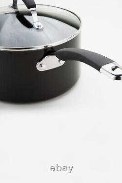 Meyer 5 Piece Cookware Set Non Stick Aluminium, Induction and Dishwasher Safe