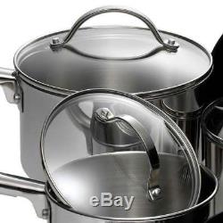 Meyer Professional 6 Piece Stainless Steel Cookware Set