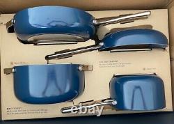 NEW Caraway 7-Piece Cookware Set Non-stick Ceramic Coated Non-Toxic Navy Blue