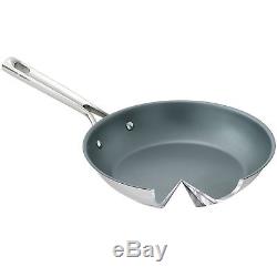 NEW Emeril Lagasse 15-Piece Stainless Steel & Nonstick Cookware Fry Pan Pot Set