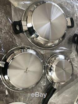 NEW Family Set iCook 17 Pieces (Amway) Non Stick Steamer Pot Pan