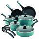 NEW Nonstick Cookware Pots and Pans Set 12 Piece Gulf Blu Premium Kitchen Style