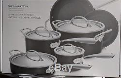 NIB 10-pc Williams Sonoma Hard Anodized Copper Core nonstick cookware set pans