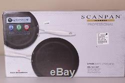 NIB SCANPAN Professional Nonstick fry pan, set of 2