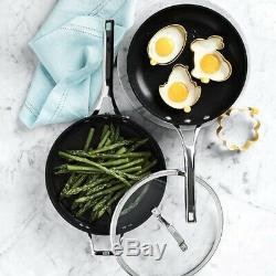 NIB Williams Sonoma Calphalon Elite Nonstick 3-Piece Frying Pan & Sauté Pan Set