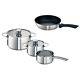 Neff Z9442X0 4 Piece Induction Compatible Stainless Steel Pots & Pan Set