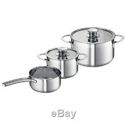 Neff Z9442X0 4 Piece Induction Compatible Stainless Steel Pots & Pan Set
