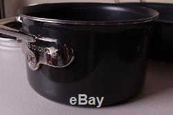 New 10pc Williams Sonoma Hard Anodized Copper Core nonstick cookware set pan pot