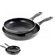 New 2pc Non Stick Frying Pan Kitchen Cookware Set Breakfast Dinner Cooking Cook