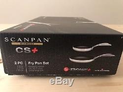 New Scanpan CS+ Denmark 2 PC Fry Pan Set Stratanium Nonstick 8(20cm)10.2526cm