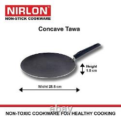 Nirlon Non-Stick Aluminium Red/ Black Cookware Set Of 6 Pcs Are Gas Compatible