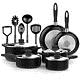 Non Stick Cookware Set 15 Piece Pots And Pans Ceramic Coating Kitchen Cooking