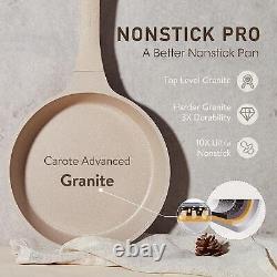 Nonstick Pots And Pans Set 10Pcs Granite Kitchen Cookware Set Induction Pans Set
