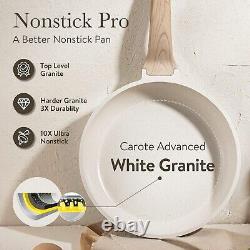 Nonstick Pots and Pans Set, Granite Kitchen Cookware Sets, Non Stick Natural r2