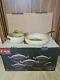 OMS Cookware 9 Piece Non Stick Granite Ivory Set With Glass Lids NEW