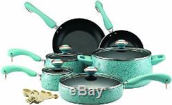 Paula Deen 12513 Signature Nonstick Cookware Pots and Pans Set 15 Piece