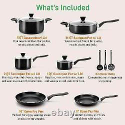Pots and Pans Set 13Pcs Kitchen Cookware with Lids Non-Stick Induction NutriChef