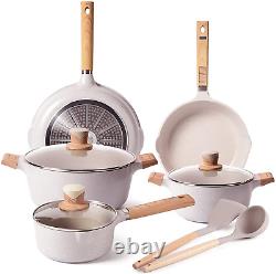 Pots and Pans Set Non-Stick Cookware Sets, Granite Nonstick Pots and Pans Set
