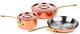 Premium Copper Cookware Set Non Stick Pots and Pans Kitchen Stainless Steel New