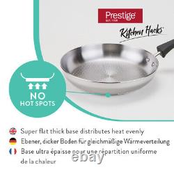 Prestige Kitchen Hacks Pots and Pans Set 5 Piece Stainless Steel Cookware Set