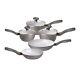 Prestige Pan Set with Glass Lids Dishwasher Safe Kitchen Cookware Pack of 5