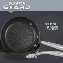 Prestige Scratch Guard 3 Piece Saucepan Set Induction Hob Pans 16/18/20 cm