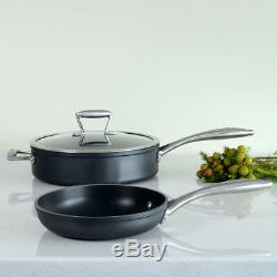 ProCook Elite Forged Non-Stick Induction Saute Pan Set 2 Piece with 22cm Frying