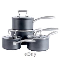 ProCook Forged Non-Stick Induction Saucepan Set Pots and Pans Kitchen 4 Piece