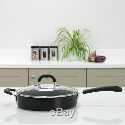 ProCook Gourmet Induction Non-Stick Strain and Pour Cookware Set 8 Piece