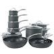 ProCook Professional Anodised Induction Non-Stick Cookware Set 12 Piece