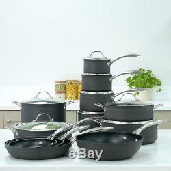 ProCook Professional Anodised Induction Non-Stick Cookware Set 12 Piece