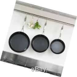 ProCook Professional Stainless Steel Induction Non-Stick Frying Pan Set 3 Piece
