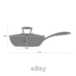 ProCook Tri-Ply Non-Stick Induction Wok & Lid Set Steel With Saute Pan