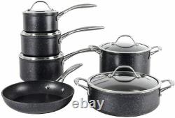 Professional Granite Set 6 Piece Cookware Induction Non-stick Pans Stainless NEW