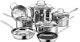 Professional Kitchen Series 11 Piece Pots and Pans Stainless Steel Cookware Set