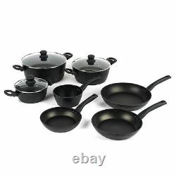 Progress COMBO-3834 Diamond Cookware Set with Fry Pans, Casseroles & Saucepans