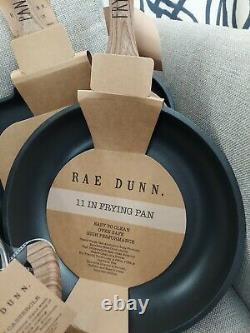 RARE 12 piece Rae Dunn Black BOIL/FRY Cookware Set/kitchen accessories bundle