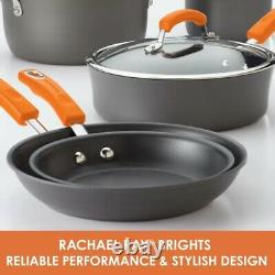 Rachael Ray 10 Piece Hard-Anodized Aluminium Non Stick Cookware Set