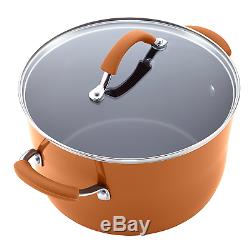 Rachel Ray Cookware Orange, Non Stick Kitchen Cookware Set, Pot and Pan Set