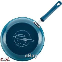 Rachel Ray Cookware Set Nonstick Non Stick Enamel Marine Rachael Pots Pans NEW