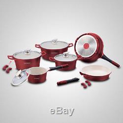 Royalty Line Swiss14-pieces Saucepan + Pan Set Induction Bio Ceramic Non Stick