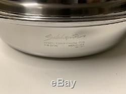 SaladMaster Skillets And Roaster With Cover 3 pan & Perforated Basket Set New