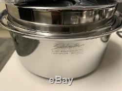 SaladMaster Skillets And Roaster With Cover 3 pan & Perforated Basket Set New