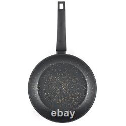 Salter COMBO-6081 Marble Gold Non-Stick Frying Pan Set 4 x 3-Piece Sets