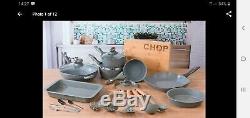 Salter marble pan set/kitchen starter set utensils cutlery chopping board
