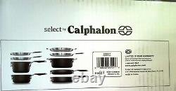 Select by Calphalon Space-Saving Hard Anodized Nonstick Pots and Pans, 14-Piece
