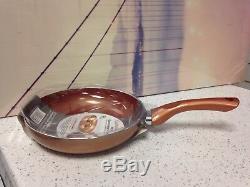 Set 28cm, 24cm & 20cm Cermalon Copper PRO Frying Pan NON STICK CERAMIC INDUCTION