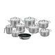 Silampos Professional Tejo 17 Pieces Stainless Steel Cookware Set Made In Portug