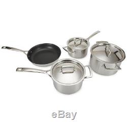 Stainless Steel NON-STICK COOKWARE SET Saucepan Casserole Frying Pan Induction